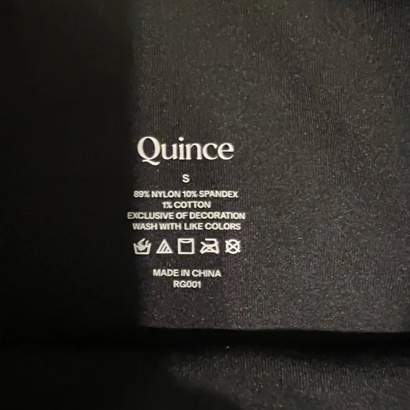 Black High-Waisted Shapewear Quince Compression Shaper Panties Set of 3 Small - Picture 3 of 3